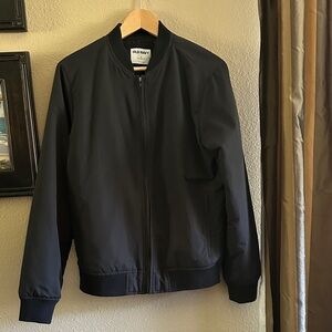 Old Navy Men's Classic Black Bomber Jacket